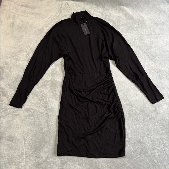 NWT Dynamite Mock Neck Dolman Sleeve Dress - Picture 1 of 7
